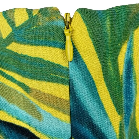 CONNECTED APPAREL Tropical Sleeveless Sheath Dress Sz 8 - Picture 5 of 6